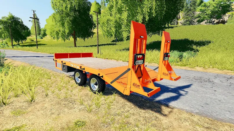 Прицеп низкорамник Obe 10T v 2.0