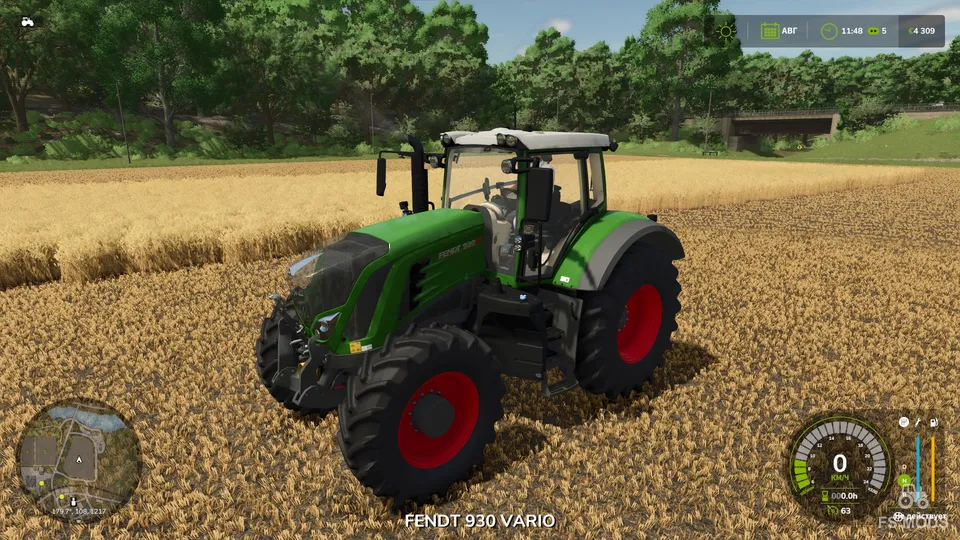 Трактор Fendt 93x Vario S4 V1.0.1.2