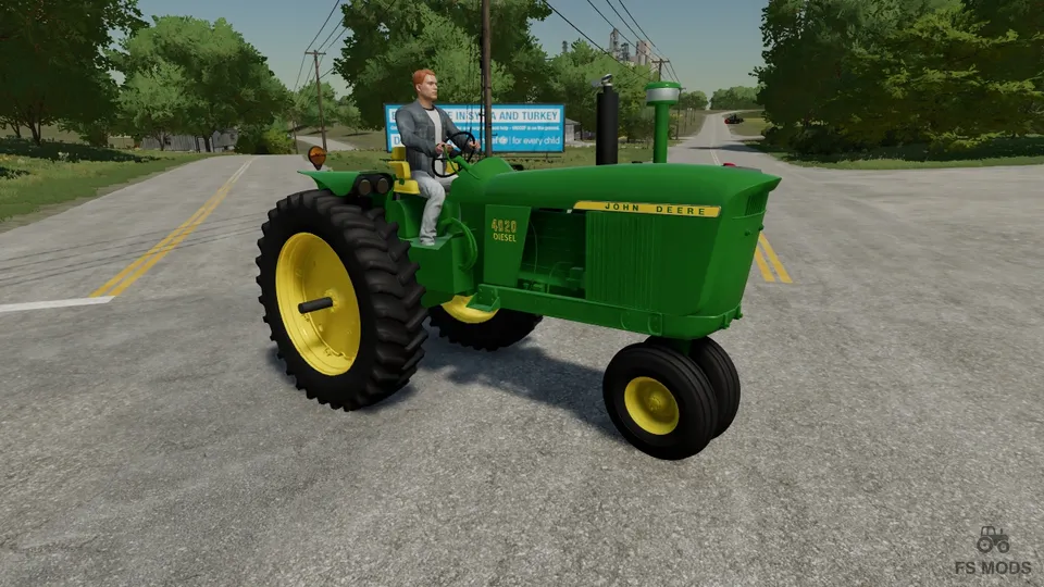 Трактор John Deere 4020 v 1.0