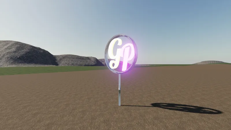 Размещаемый светодиодный знак v 1.0