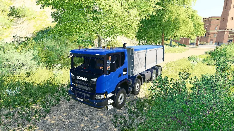 Грузовик Scania XT 370 Kipper Truck v 1.0
