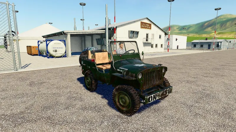 Автомобиль Old Willys Jeep v 1.0