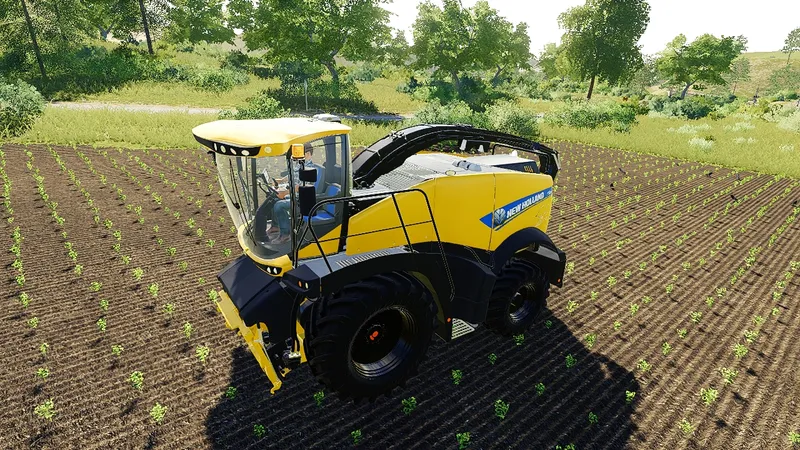 Комбайн New Holland FR850 Yellow Bull v 1.0