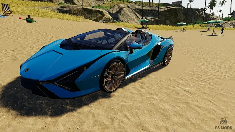 Автомобиль Lamborghini Sian Roadster v 1.0