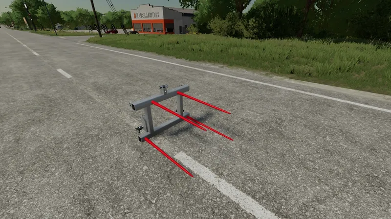 Комбинированная вилка для тюков Fliegl v 1.0