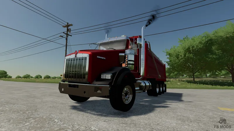 Грузовик Kenworth T800 Dump v 1.0