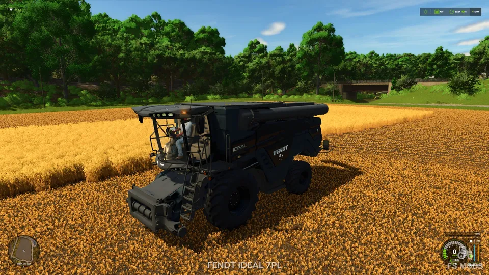 Зерноуборочный комбайн Fendt Ideal Electric V1.0