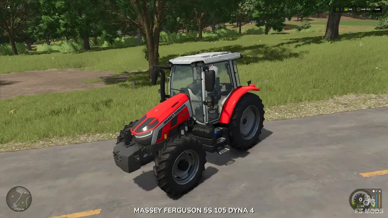 Трактор Massey Ferguson 5S v1.1 by Starlexs, AMG Gaming, CVCK Mods