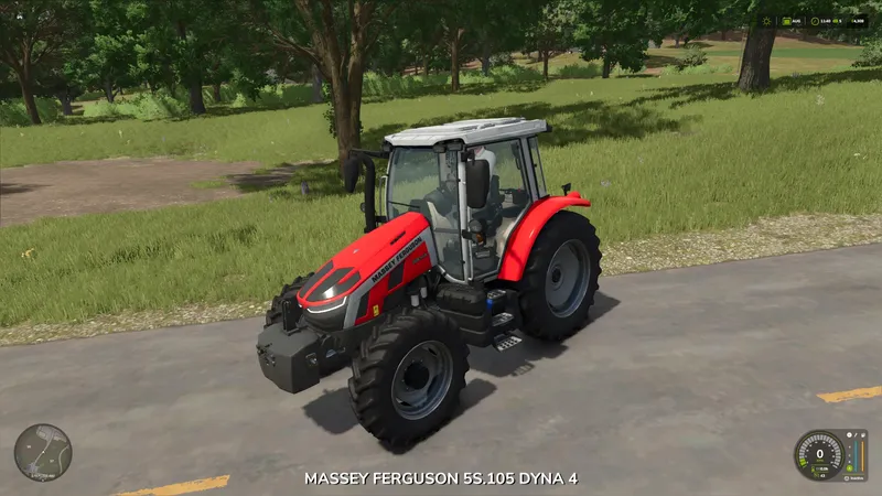 Трактор Massey Ferguson 5S v1.1 by Starlexs, AMG Gaming, CVCK Mods