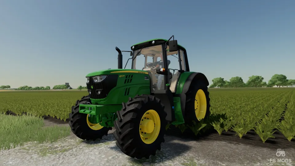 Трактор John Deere 6110M/6195M v 1.0