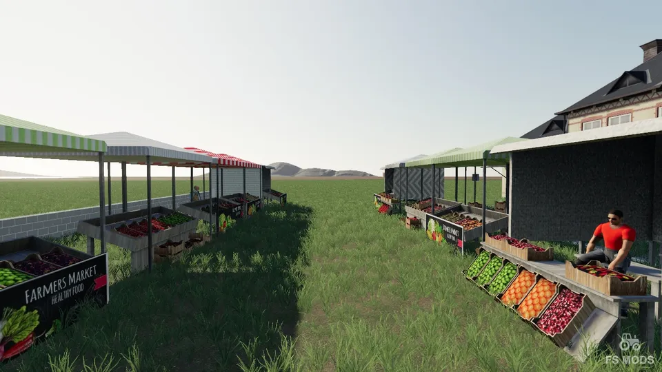 Пункт продажи на деревенском рынке v 1.1