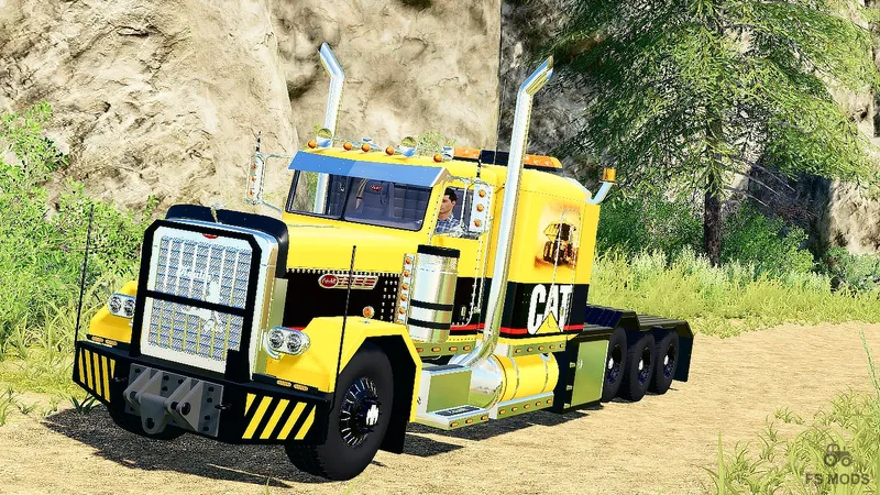 Грузовик Peterbilt 389 Caterpillar Heavy Haul v 1.0