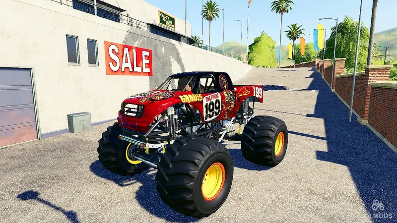 Автомобиль Monster Truck v 1.0