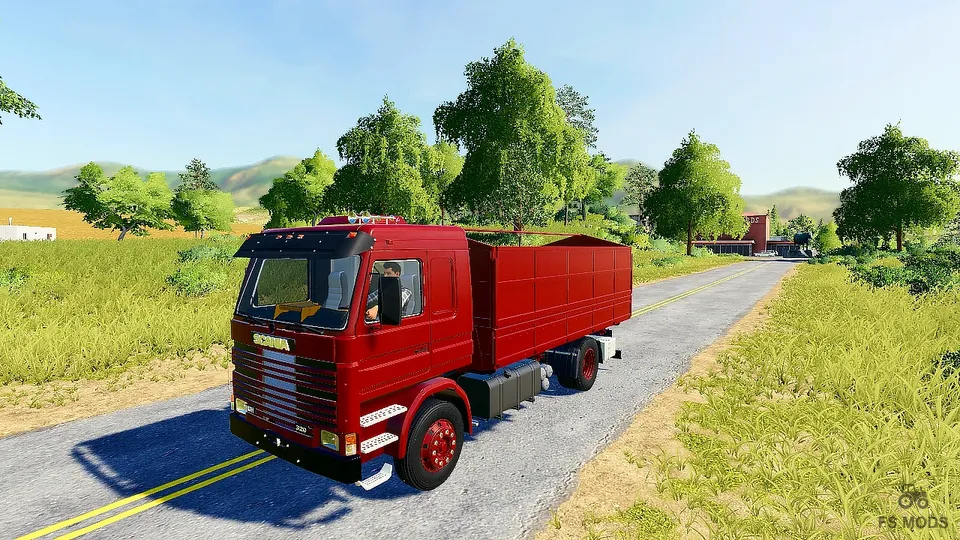 Грузовик Scania 113H Grain Truck v 2.0